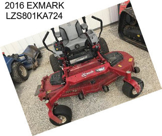 2016 EXMARK LZS801KA724