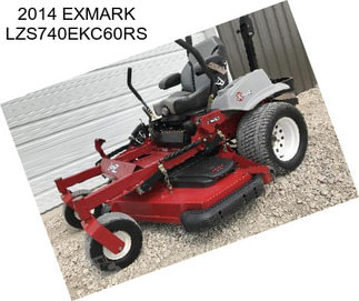 2014 EXMARK LZS740EKC60RS