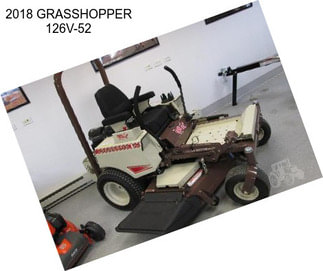 2018 GRASSHOPPER 126V-52