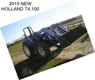 2015 NEW HOLLAND T4.100