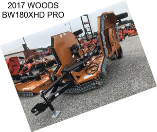 2017 WOODS BW180XHD PRO