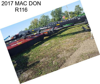 2017 MAC DON R116