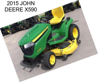 2015 JOHN DEERE X590