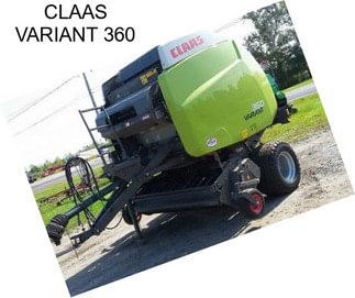 CLAAS VARIANT 360