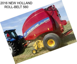 2016 NEW HOLLAND ROLL-BELT 560