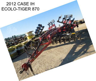 2012 CASE IH ECOLO-TIGER 870