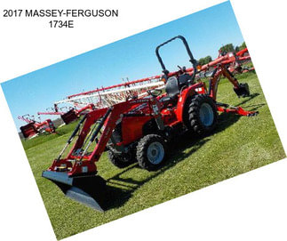 2017 MASSEY-FERGUSON 1734E