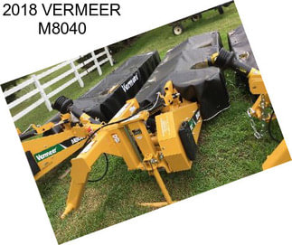 2018 VERMEER M8040