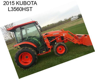 2015 KUBOTA L3560HST