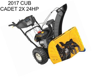 2017 CUB CADET 2X 24HP