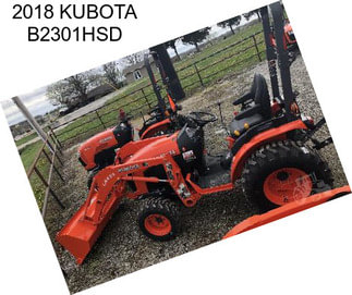 2018 KUBOTA B2301HSD