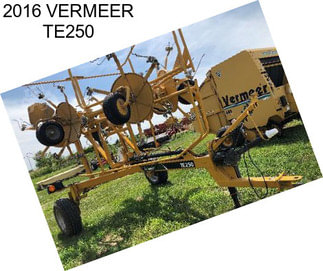 2016 VERMEER TE250