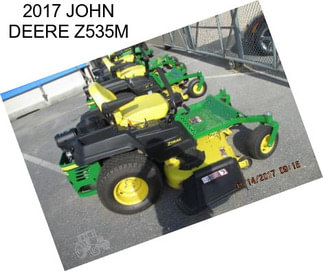 2017 JOHN DEERE Z535M