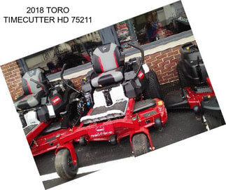 2018 TORO TIMECUTTER HD 75211