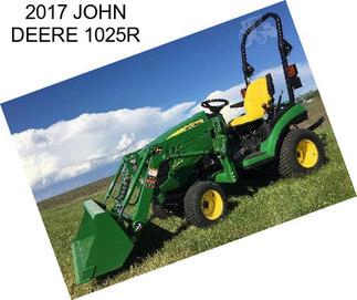 2017 JOHN DEERE 1025R