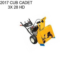 2017 CUB CADET 3X 28 HD