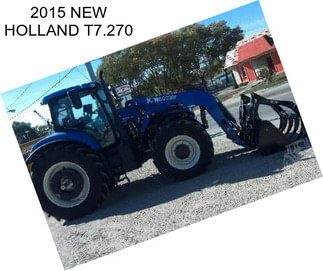 2015 NEW HOLLAND T7.270