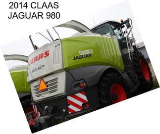 2014 CLAAS JAGUAR 980