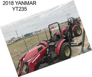 2018 YANMAR YT235