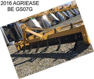 2016 AGRIEASE BE GS07G