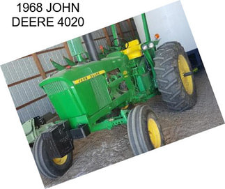 1968 JOHN DEERE 4020