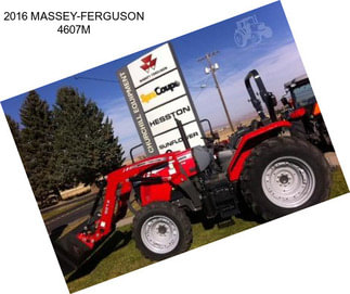 2016 MASSEY-FERGUSON 4607M