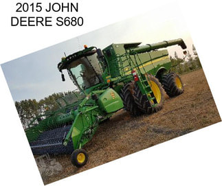 2015 JOHN DEERE S680