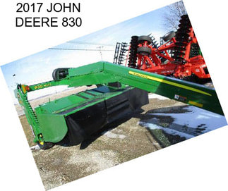 2017 JOHN DEERE 830