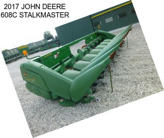 2017 JOHN DEERE 608C STALKMASTER