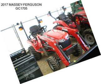 2017 MASSEY-FERGUSON GC1705