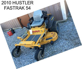 2010 HUSTLER FASTRAK 54