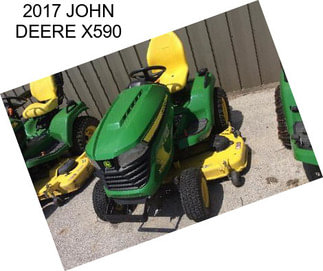 2017 JOHN DEERE X590