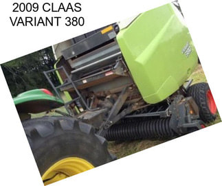 2009 CLAAS VARIANT 380