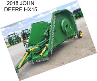 2018 JOHN DEERE HX15