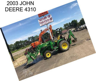 2003 JOHN DEERE 4310
