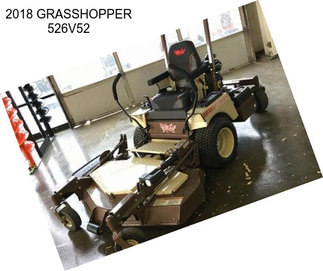 2018 GRASSHOPPER 526V52