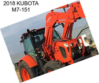 2018 KUBOTA M7-151