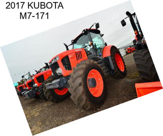 2017 KUBOTA M7-171