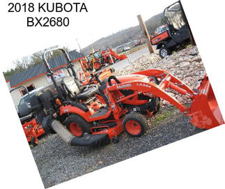 2018 KUBOTA BX2680