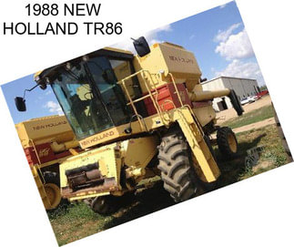 1988 NEW HOLLAND TR86