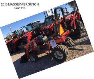 2018 MASSEY-FERGUSON GC1715