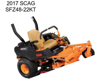 2017 SCAG SFZ48-22KT