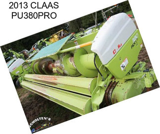 2013 CLAAS PU380PRO