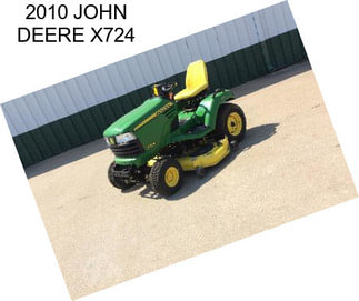 2010 JOHN DEERE X724