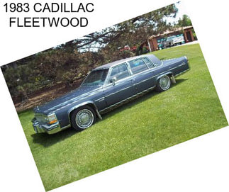 1983 CADILLAC FLEETWOOD