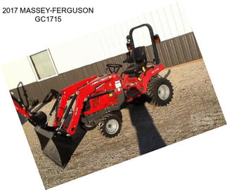 2017 MASSEY-FERGUSON GC1715