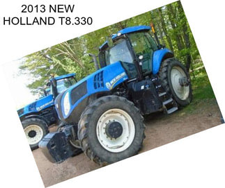 2013 NEW HOLLAND T8.330