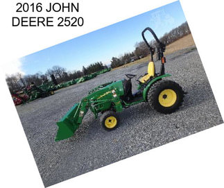 2016 JOHN DEERE 2520