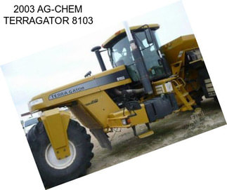 2003 AG-CHEM TERRAGATOR 8103