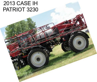 2013 CASE IH PATRIOT 3230